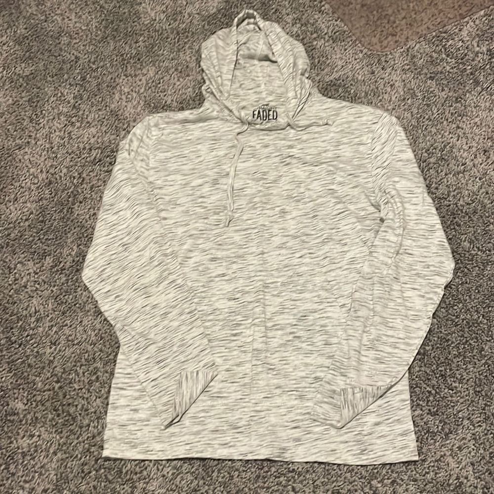 Mens hooded long sleeve